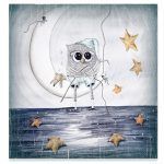 Lámina " Pescando en la noche "